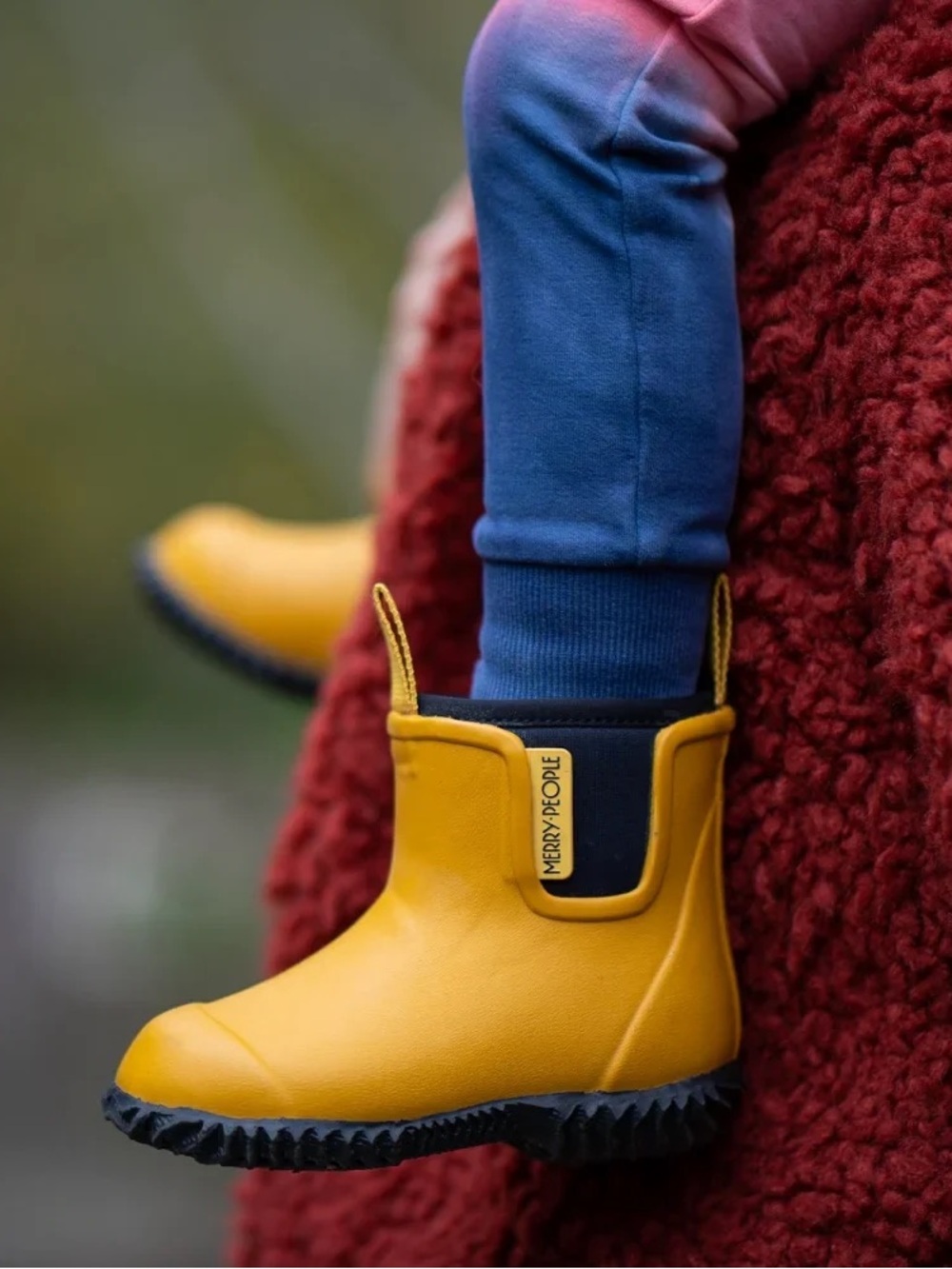 Merry People Bobbi Toddler sz 6 Waterproof Yellow Rain & Snow Boots